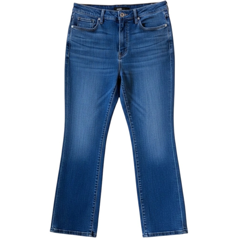 NYDJ Slim Bootcut Jeans 12 Blue Lift Tuck High Rise Classic Minimalist